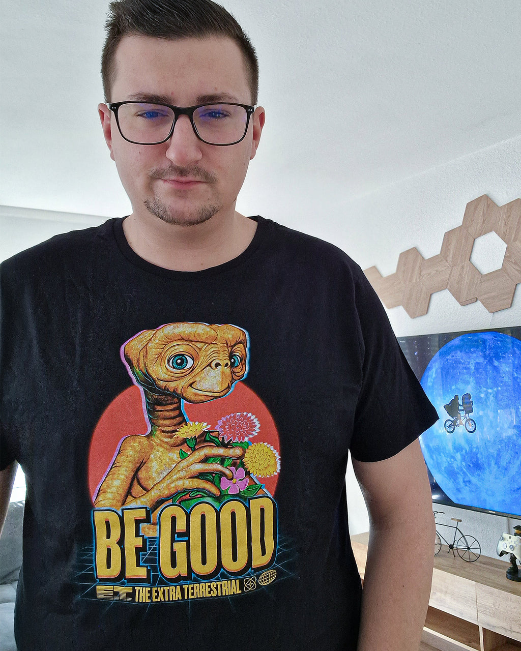 Image produit E.T. - T-shirt Be Good noir