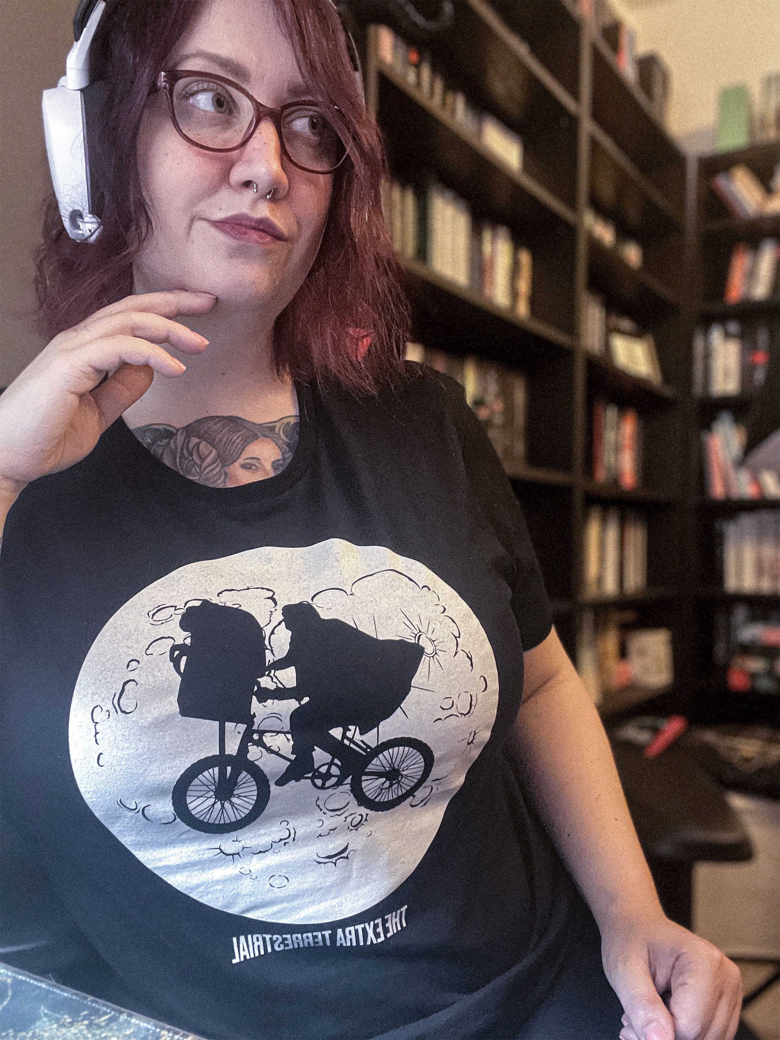 Image produit E.T. - T-shirt Moonlight Shadow noir