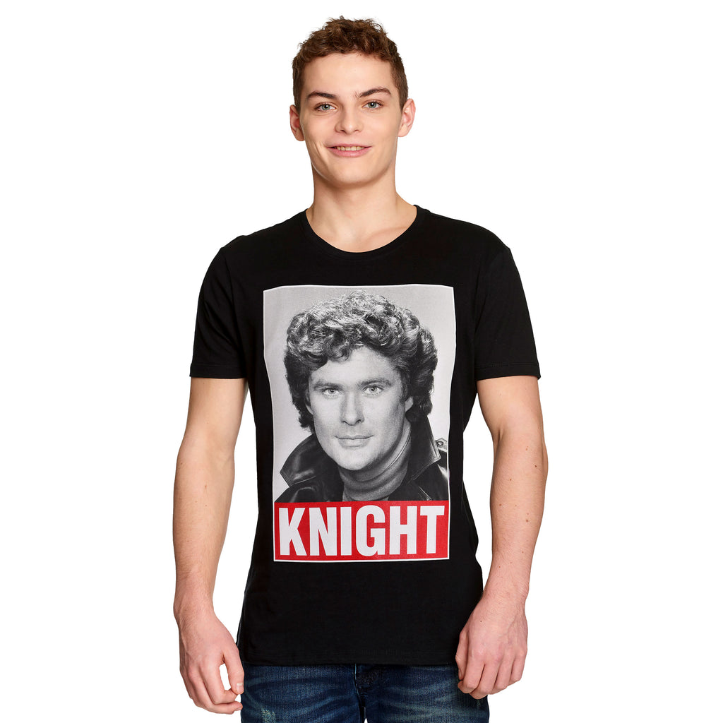 Image produit Knight Rider - T-shirt Michael Knight noir