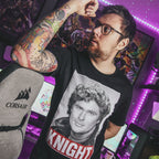 Image produit Knight Rider - T-shirt Michael Knight noir