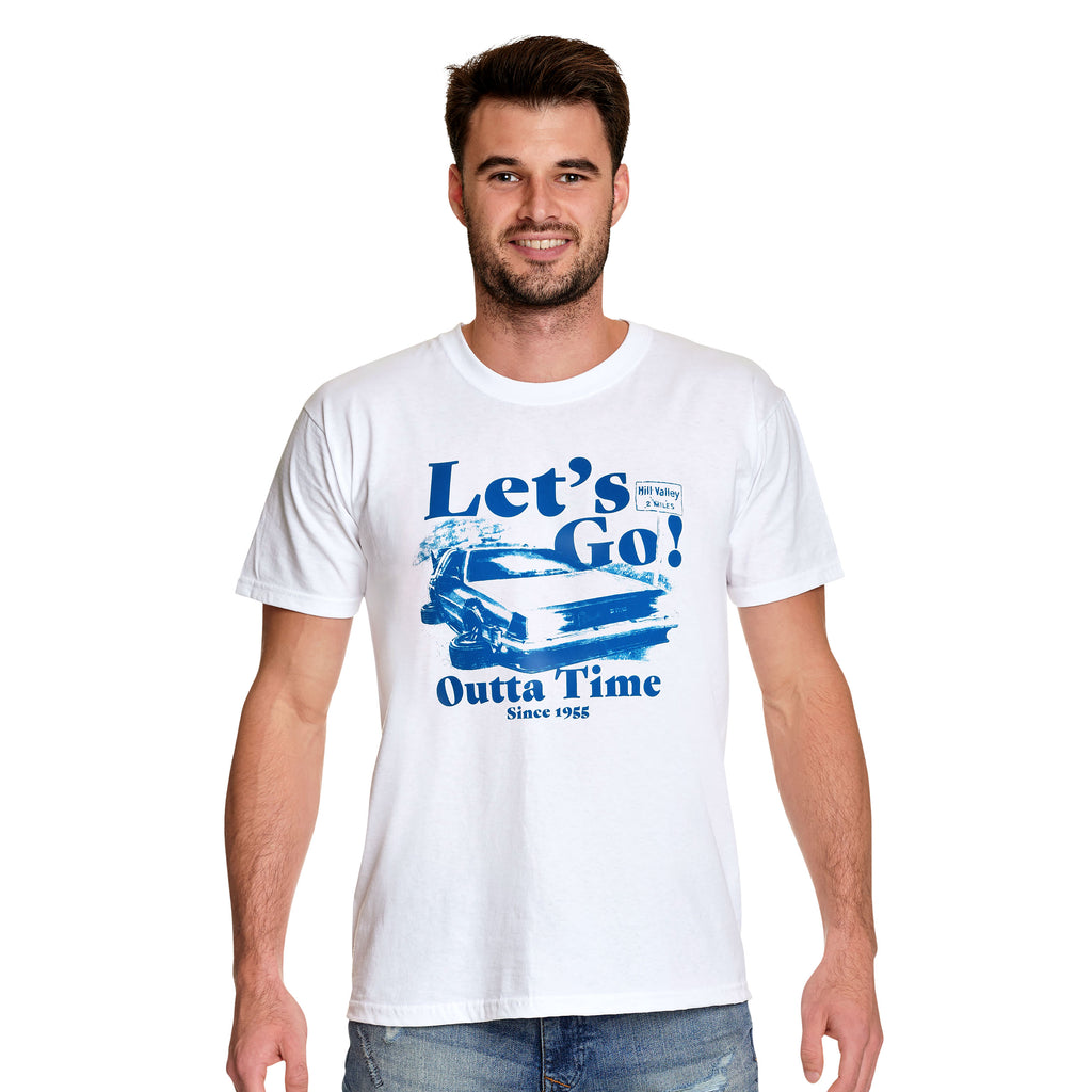 Image produit Retour vers le futur - Let's Go T-shirt blanc