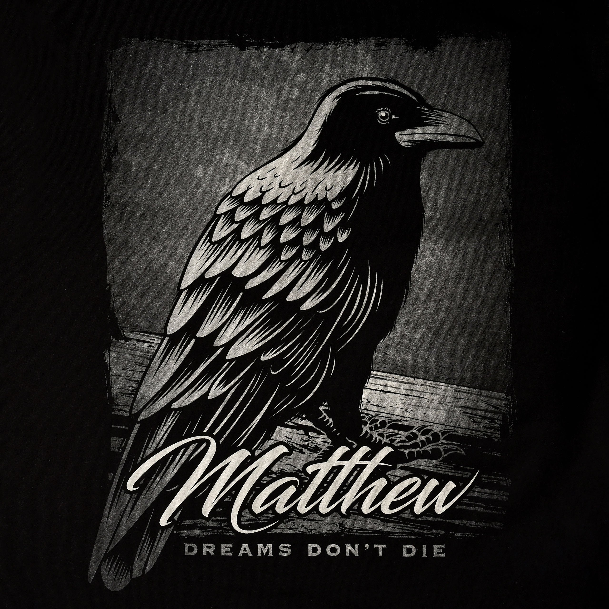 Image produit T-Shirt Dreams Don't Die pour les fans de Sandman noir