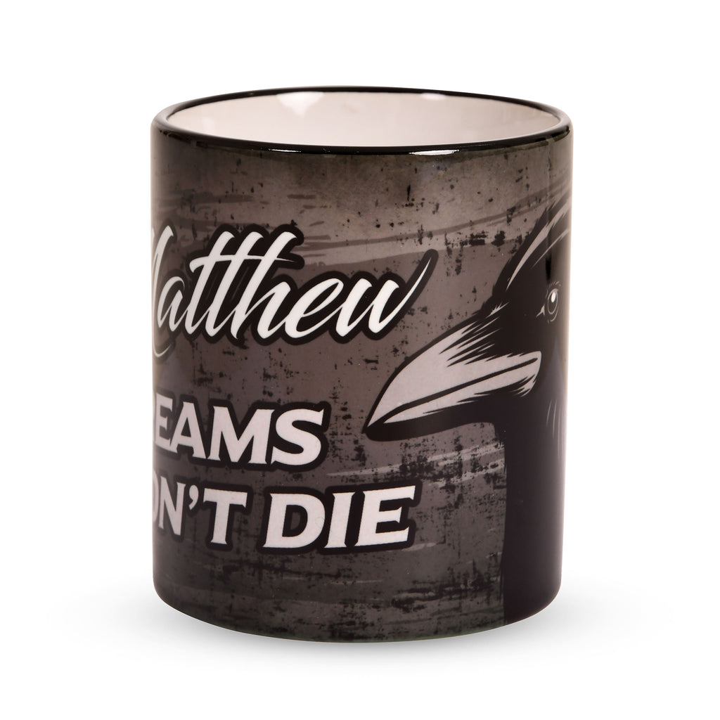 Image produit Tasse Dreams Don't Die pour les fans de Sandman