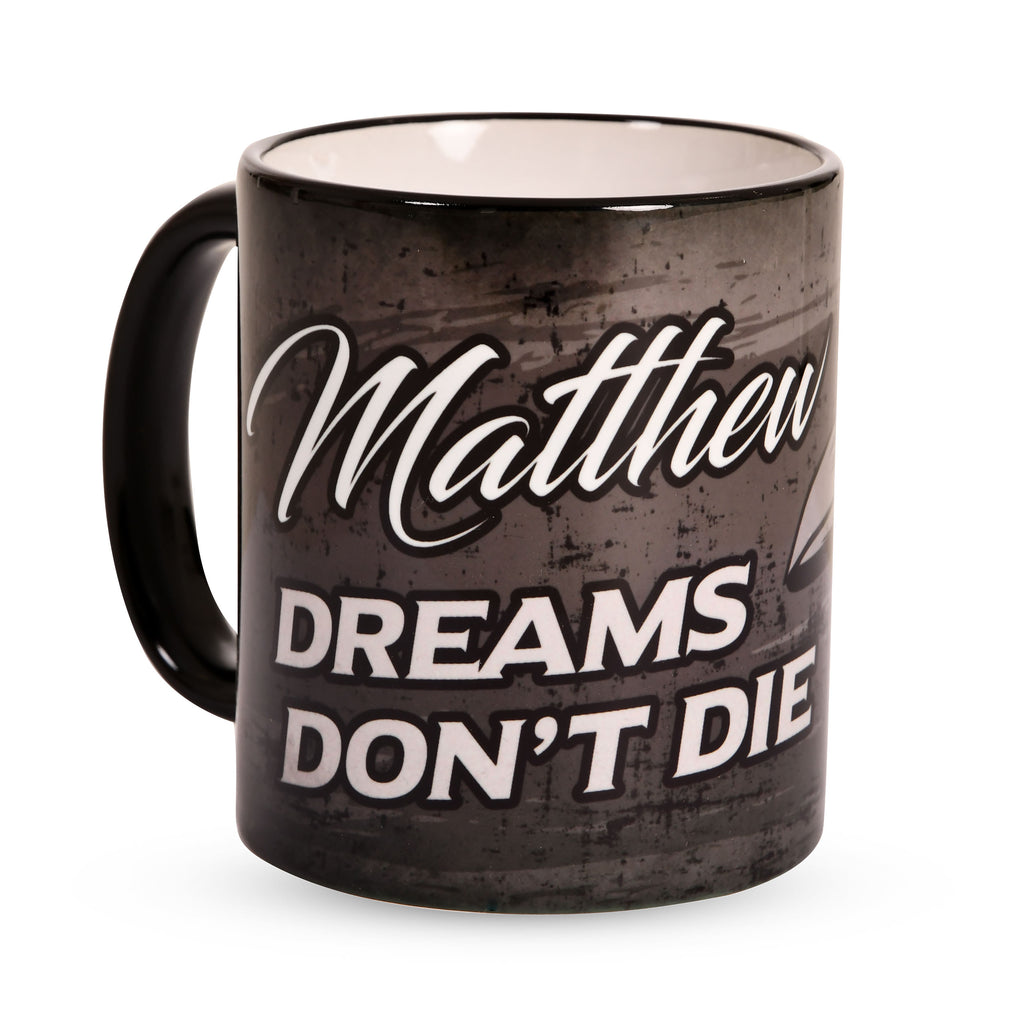 Image produit Tasse Dreams Don't Die pour les fans de Sandman