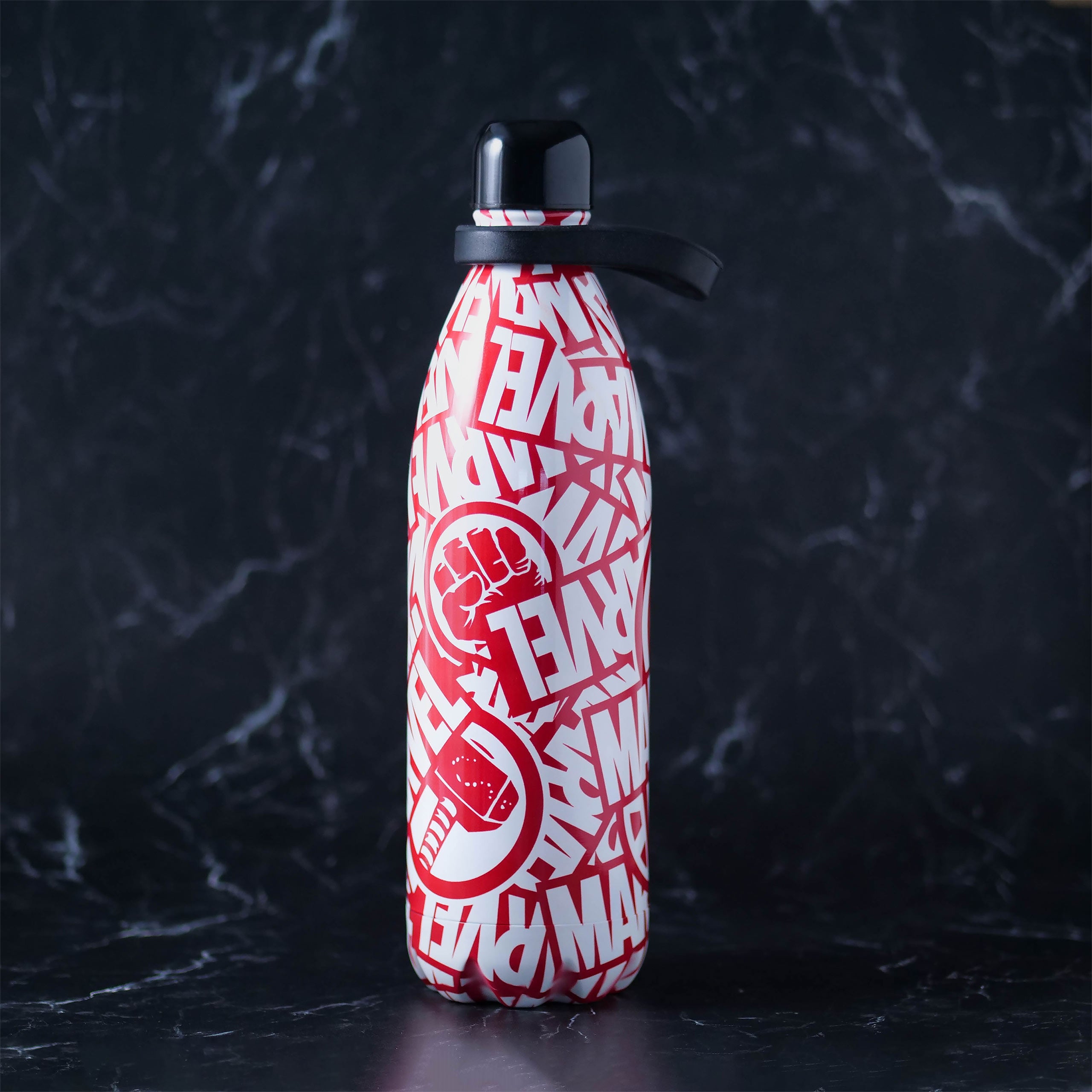 Image produit Marvel - Bouteille d'eau Logo et Icônes