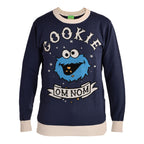 Image produit Pull en tricot Cookie Monster Cookie Om Nom - Sesame Street