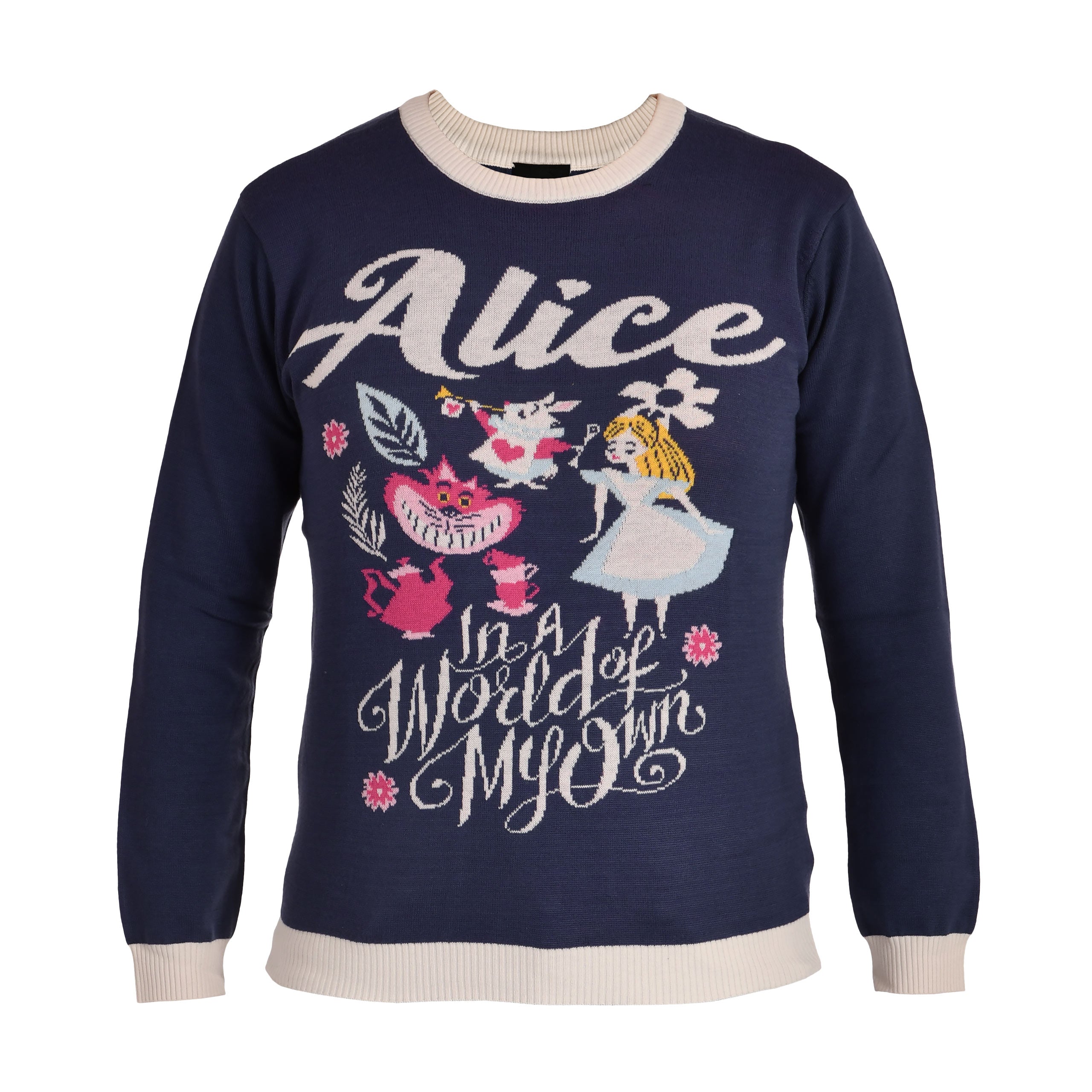 Image produit Alice au Pays des Merveilles - Dans un Monde à Moi Pull Tricoté
