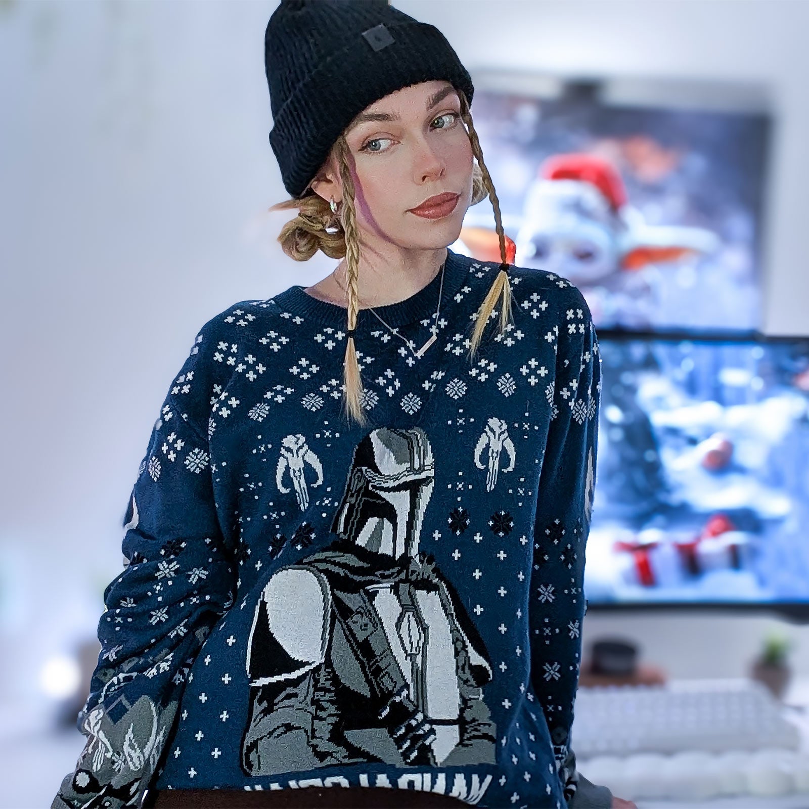 Image produit Pull tricoté The Mandalorian - Star Wars
