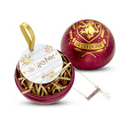 Image produit Harry Potter - Boule de Noël avec collier blason Gryffondor