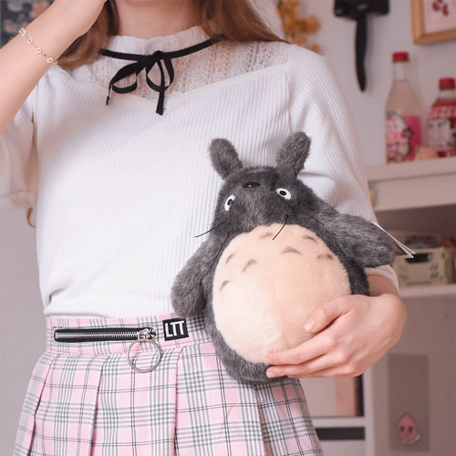 Image produit Figure en peluche Totoro grise