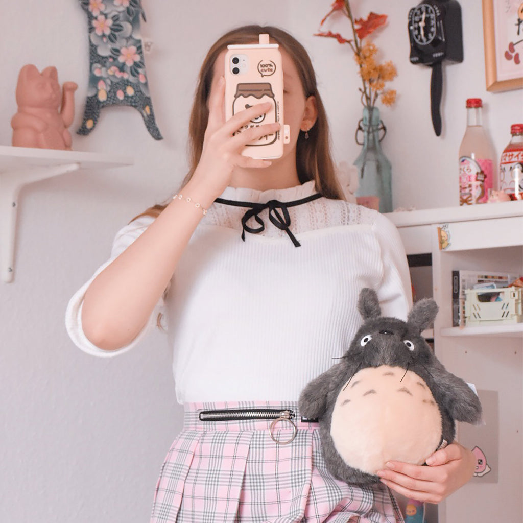 Image produit Figure en peluche Totoro grise