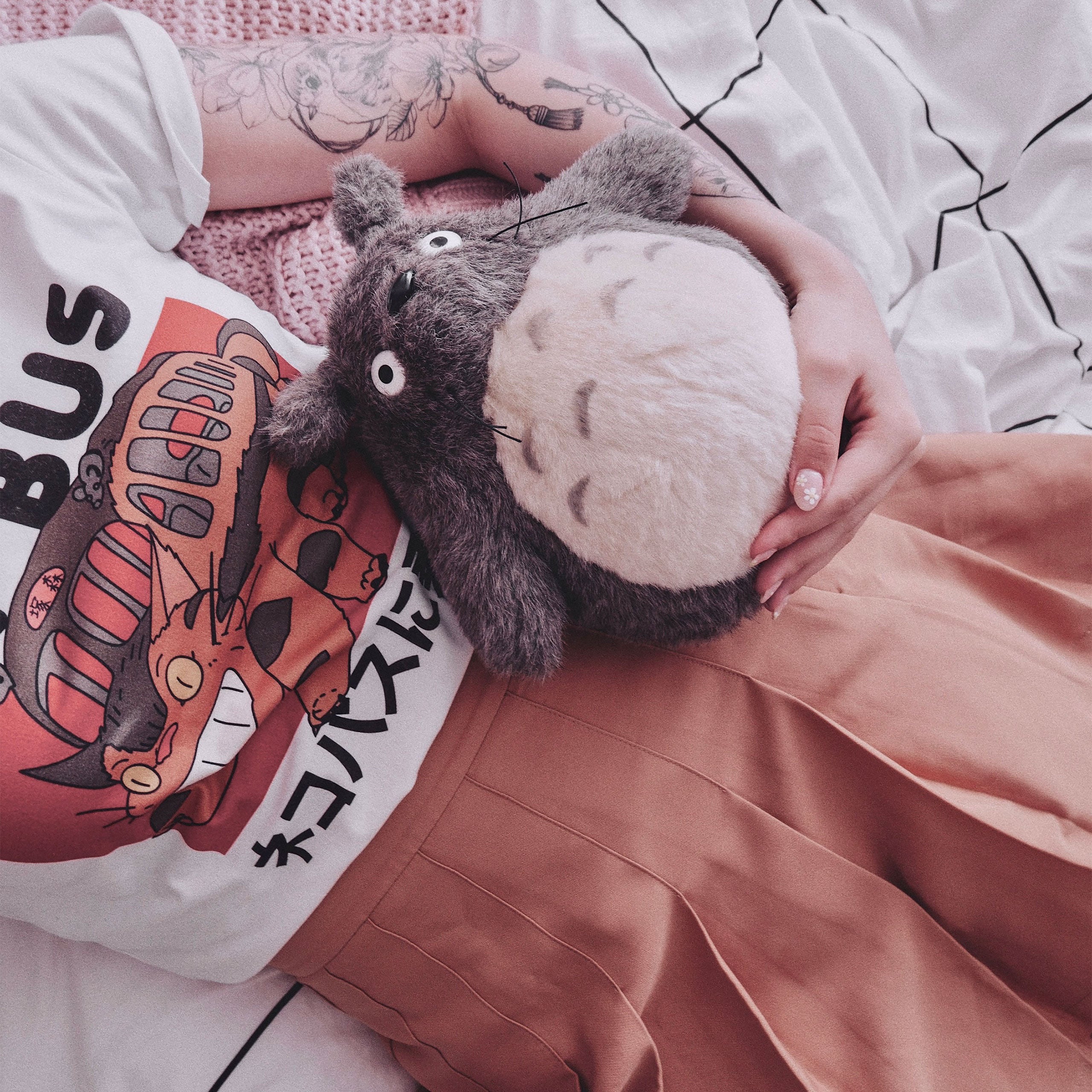 Image produit Figure en peluche Totoro grise