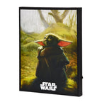 Image produit Tableau mural Grogu avec lumière - Star Wars The Mandalorian