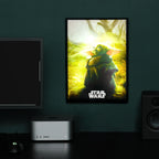 Image produit Tableau mural Grogu avec lumière - Star Wars The Mandalorian