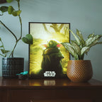 Image produit Tableau mural Grogu avec lumière - Star Wars The Mandalorian