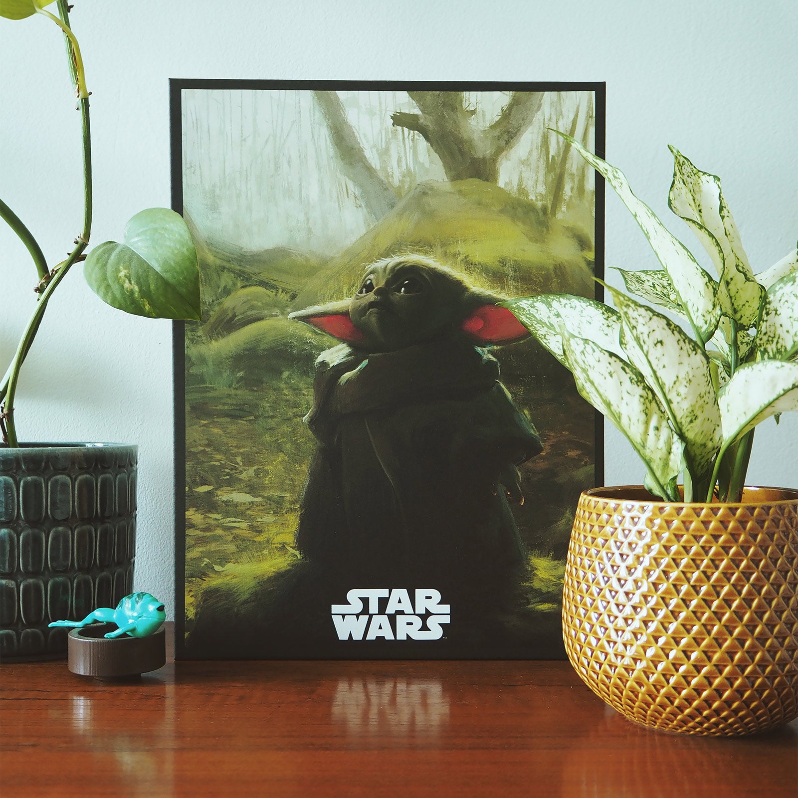 Image produit Tableau mural Grogu avec lumière - Star Wars The Mandalorian