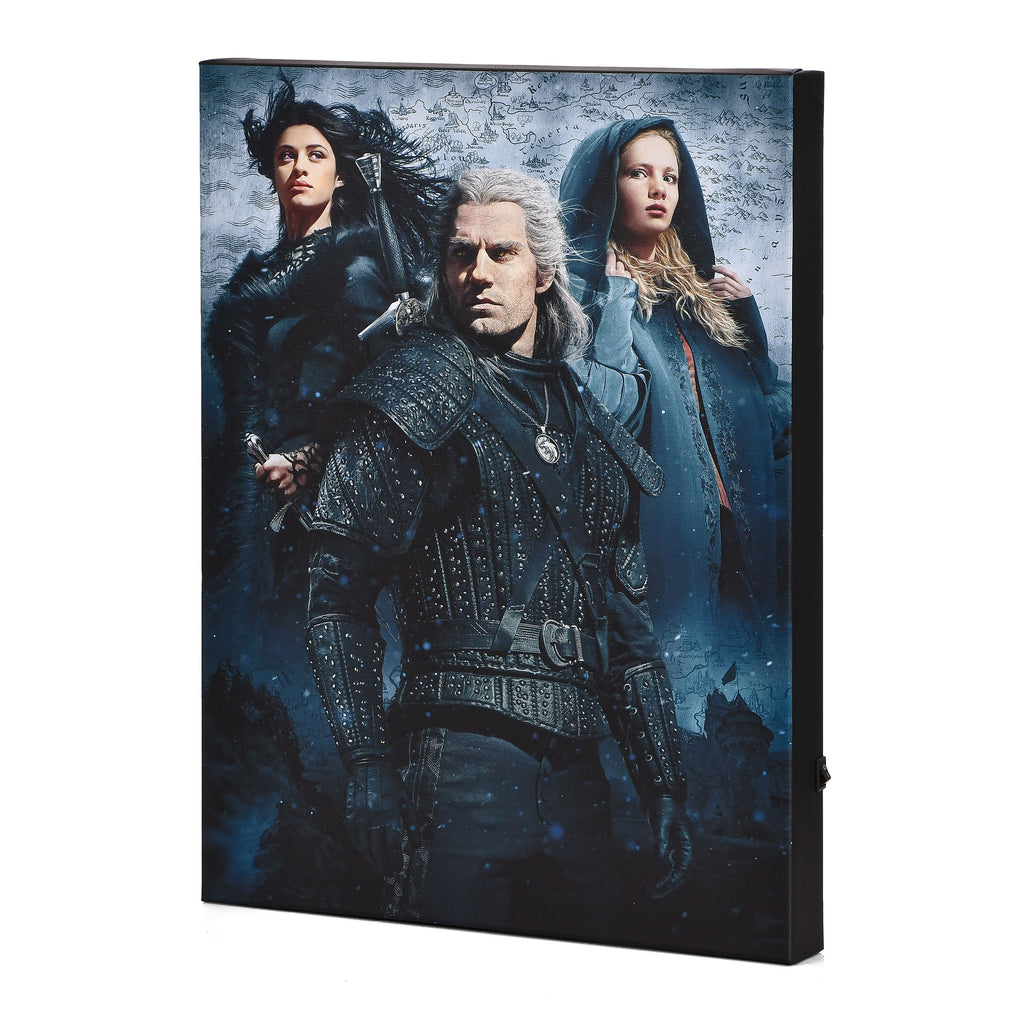 Image produit Witcher - Ciri, Yennefer & Geralt Tableau mural avec lumière