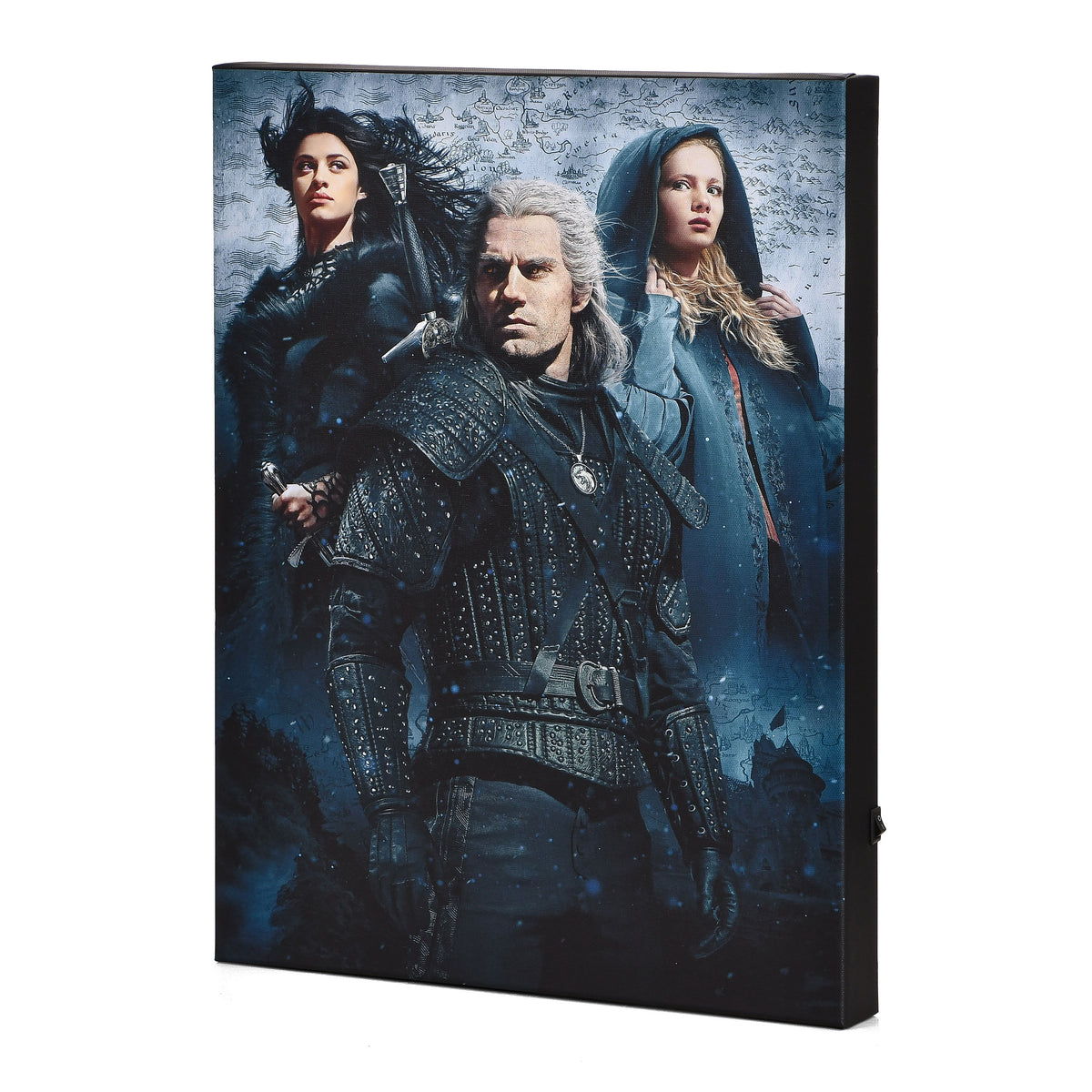 Image produit Witcher - Ciri, Yennefer & Geralt Tableau mural avec lumière