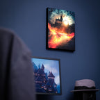 Image produit Tableau mural des secrets de Dumbledore avec lumière - Harry Potter