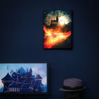 Image produit Tableau mural des secrets de Dumbledore avec lumière - Harry Potter