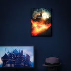 Image produit Tableau mural des secrets de Dumbledore avec lumière - Harry Potter