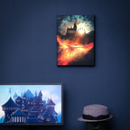 Image produit Tableau mural des secrets de Dumbledore avec lumière - Harry Potter