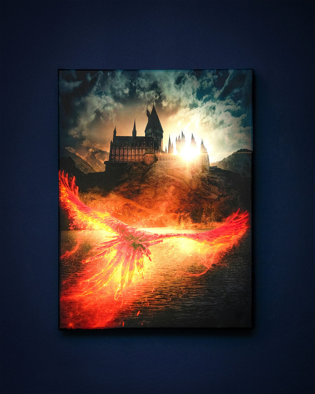 Image produit Tableau mural des secrets de Dumbledore avec lumière - Harry Potter