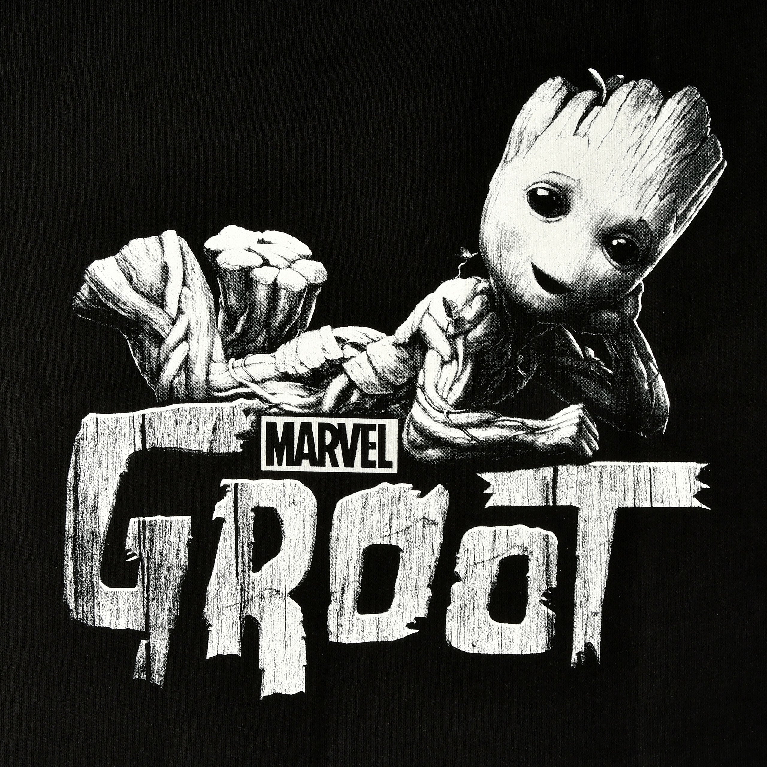 Image produit T-shirt Groot noir - Les Gardiens de la Galaxie