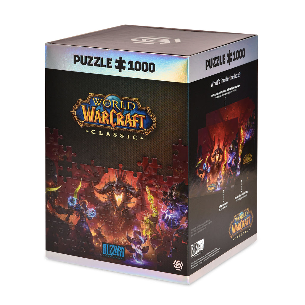 Image produit World of Warcraft - Puzzle Onyxia avec logo Sac en tissu