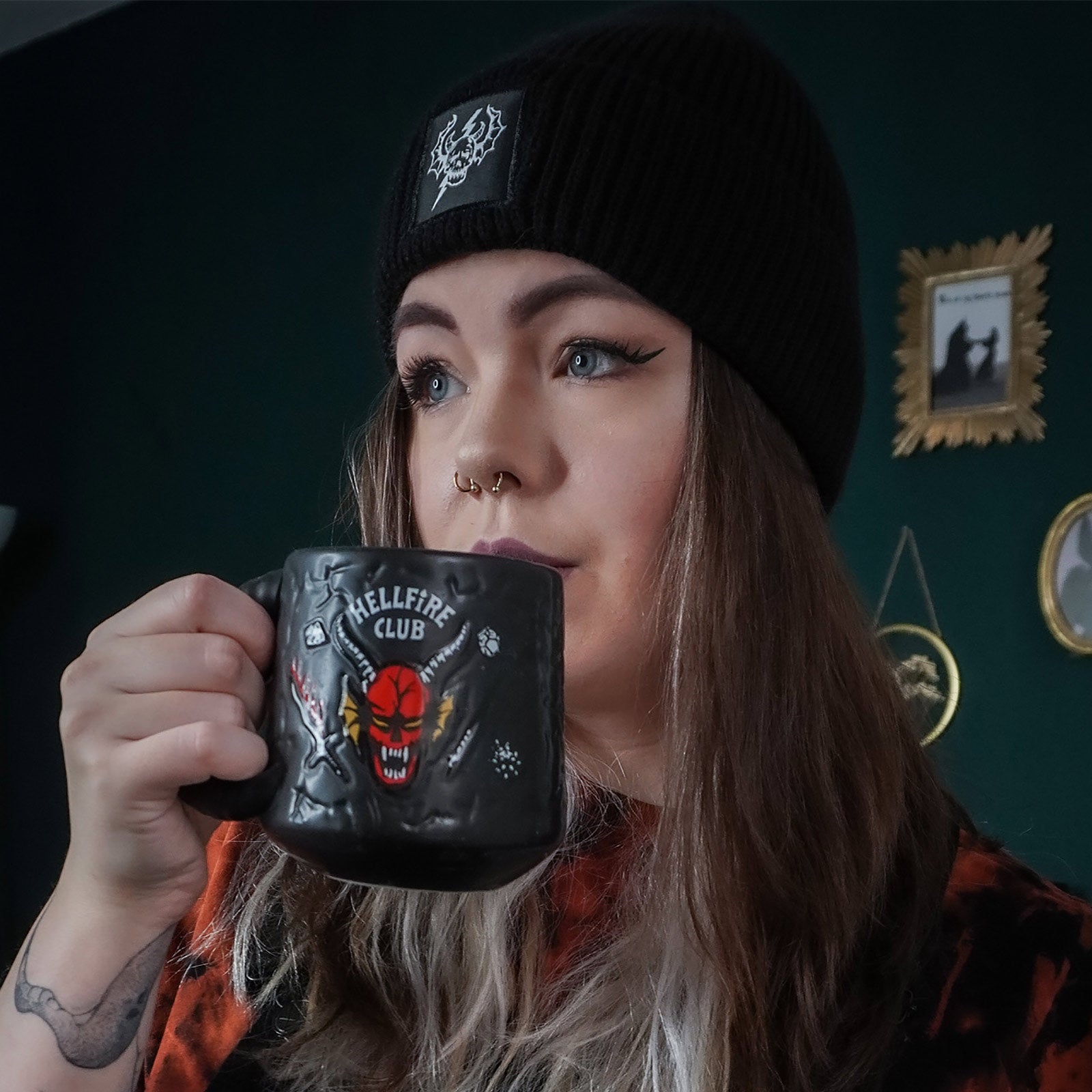 Image produit Stranger Things - Chapeau du Club Hellfire noir