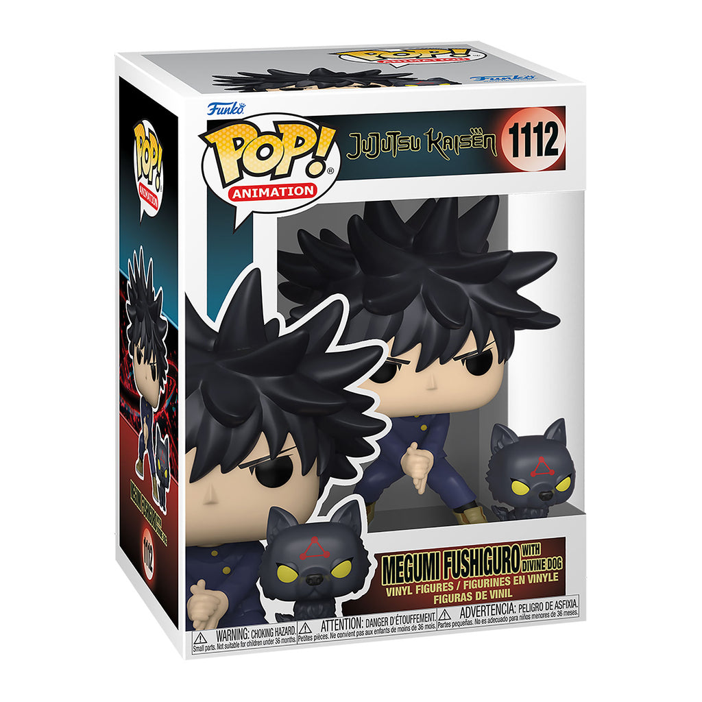 Image produit Jujutsu Kaisen - Megumi avec chien Funko Pop Figurine
