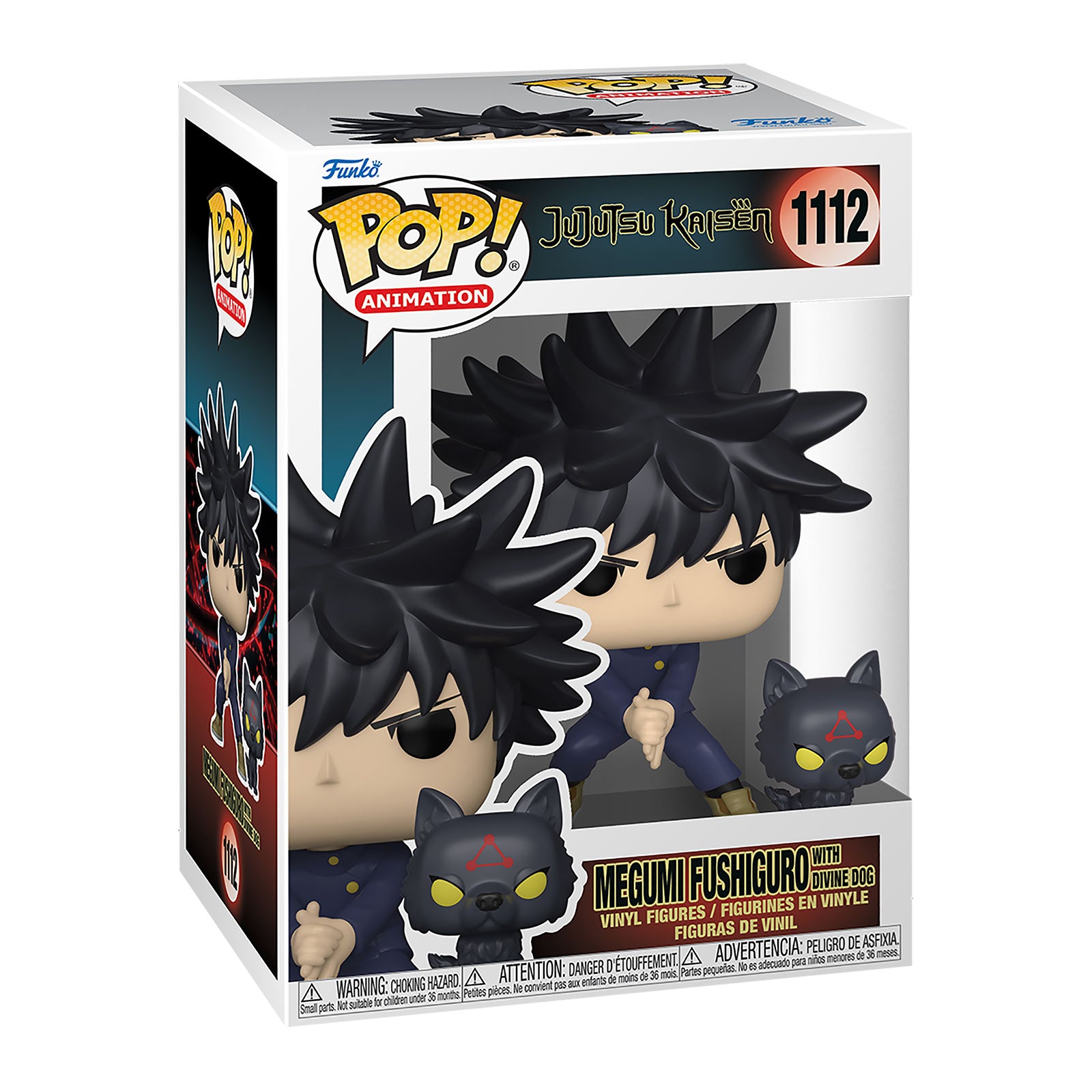 Image produit Jujutsu Kaisen - Megumi avec chien Funko Pop Figurine