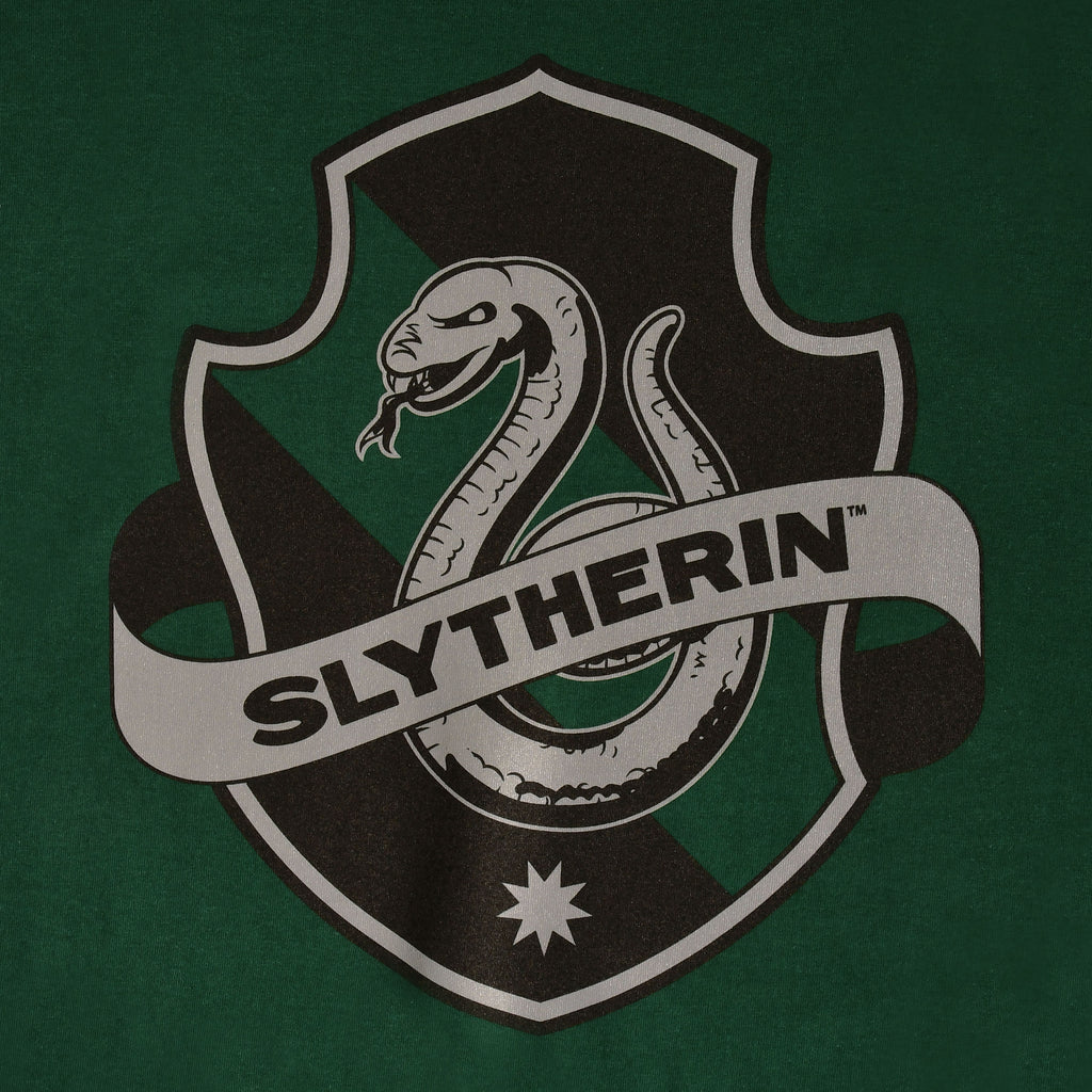 Image produit T-shirt vert avec logo Slytherin - Harry Potter