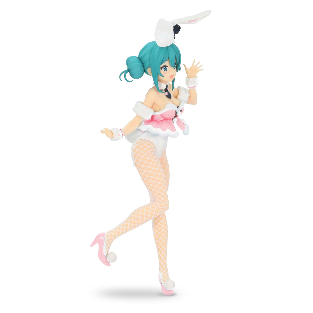 Image produit Hatsune Miku - Lapin Blanc Bébé Rose BiCute Bunnies Figurine Vocaloid