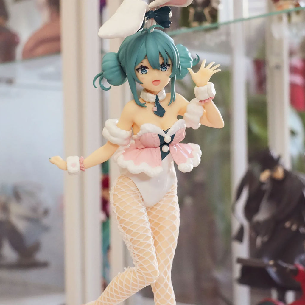 Image produit Hatsune Miku - Lapin Blanc Bébé Rose BiCute Bunnies Figurine Vocaloid