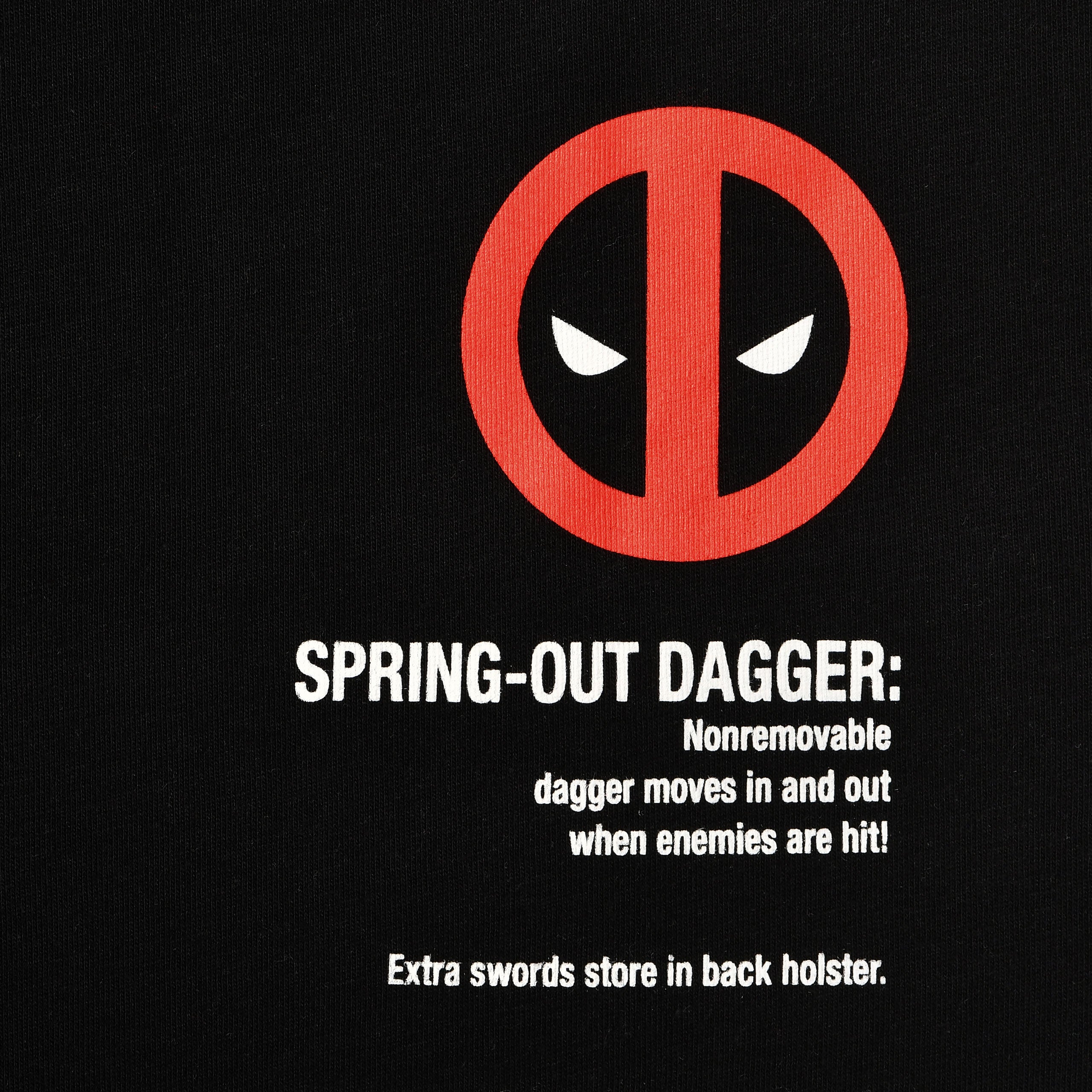 Image produit Deadpool - T-shirt Wanted noir