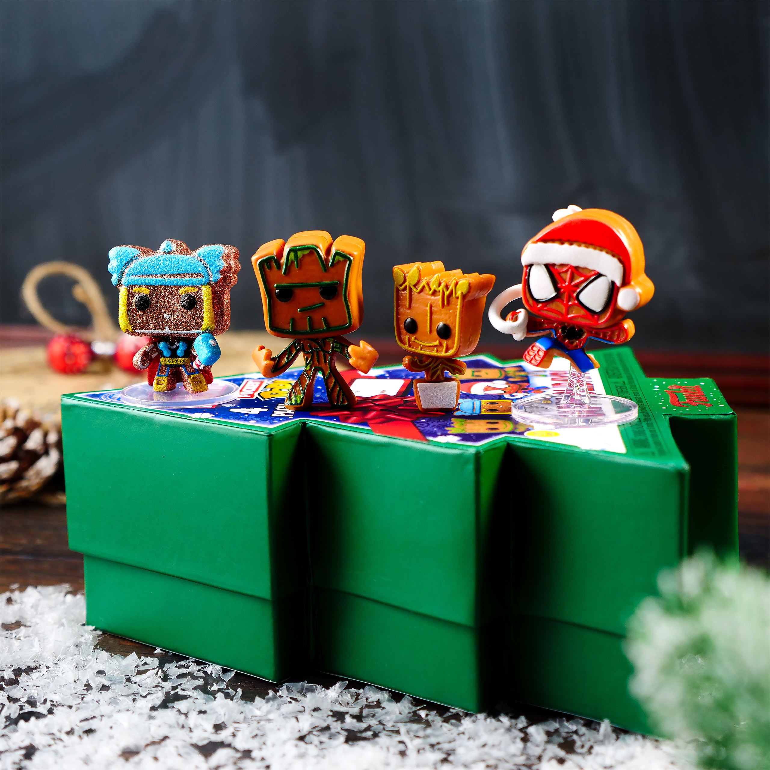 Product image Marvel - Happy Holidays Funko Pocket Pop 4-piece Figure Set