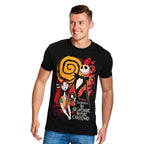 Image produit Nightmare Before Christmas - T-shirt Jack & Sally noir