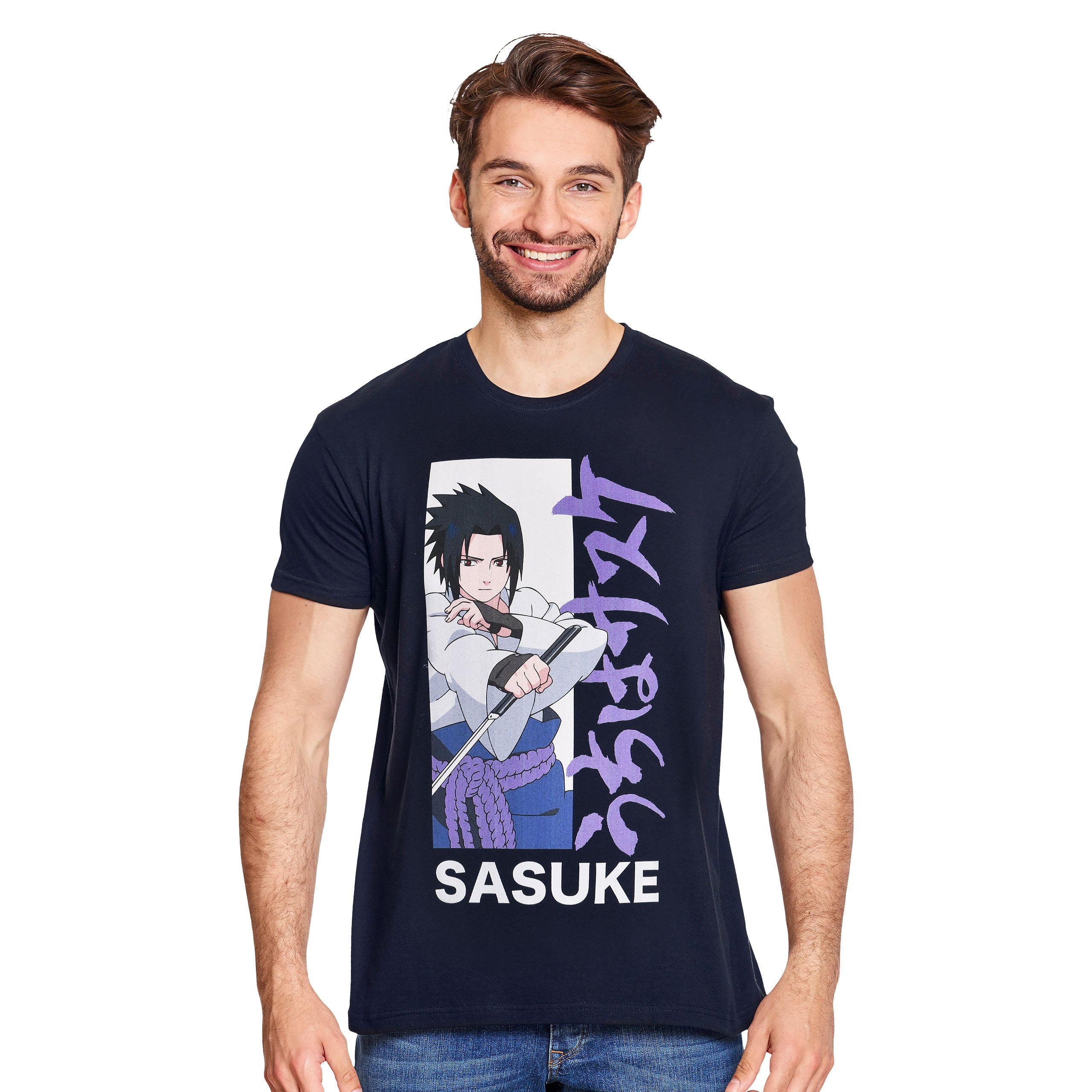Image produit Naruto - T-shirt Sasuke bleu