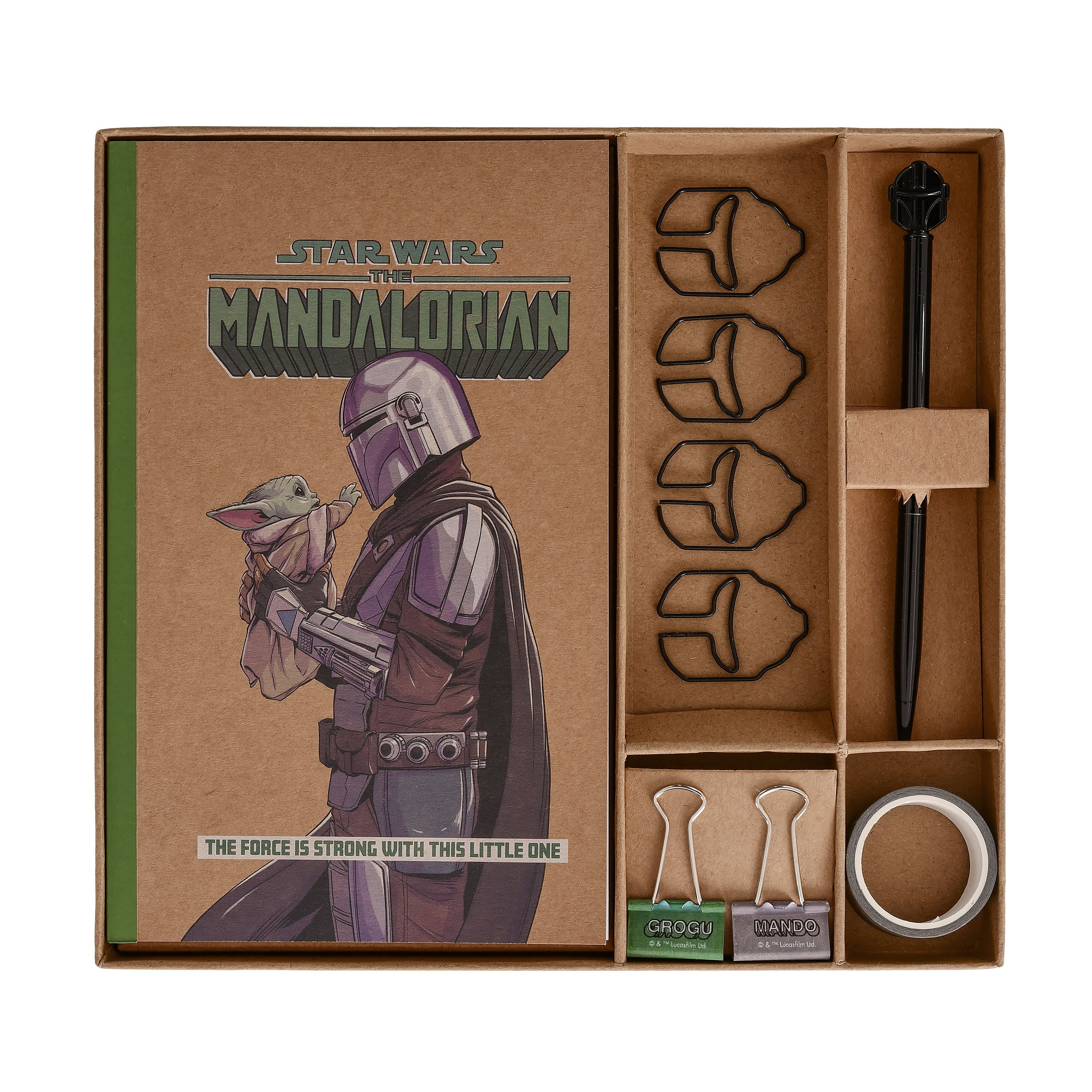 Image produit Mandalorien avec Grogu Set d'écriture - Star Wars Le Mandalorien