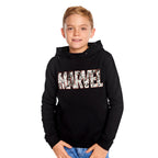 Image produit Sweat à capuche Marvel Comic Logo pour enfants noir