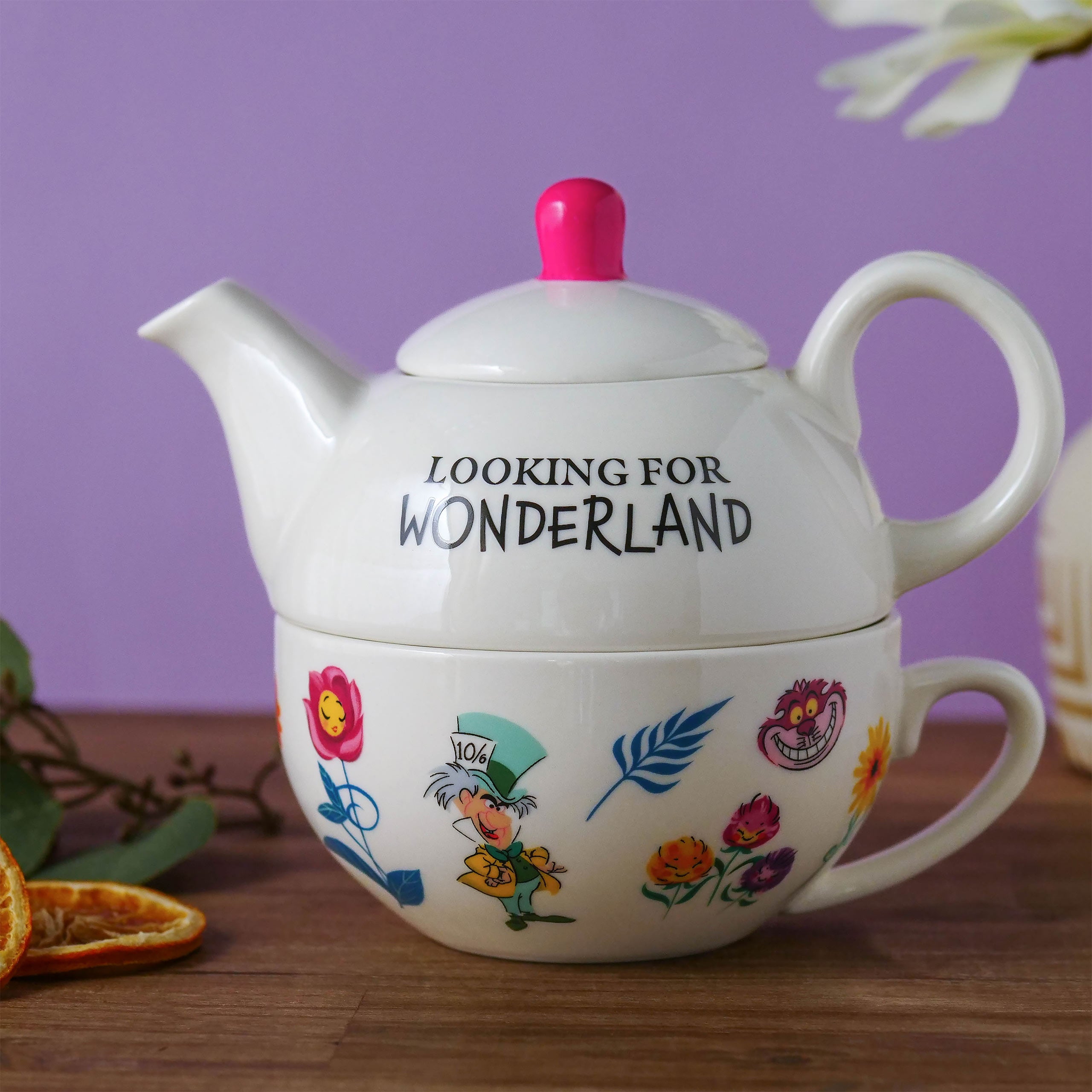 Image produit Alice au Pays des Merveilles - Théière Looking For Wonderland avec tasse