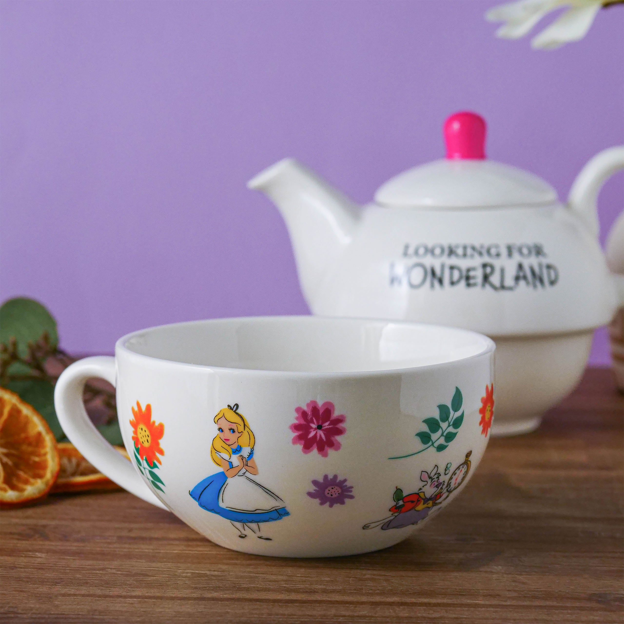 Image produit Alice au Pays des Merveilles - Théière Looking For Wonderland avec tasse
