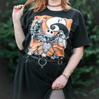 Image produit Nightmare Before Christmas - T-shirt Lune Orange noir