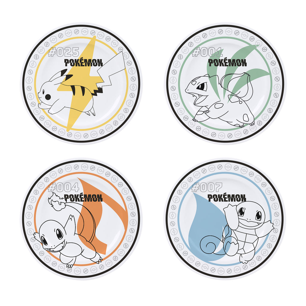 Image produit Pokemon - Ensemble de Assiettes Starter