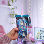 Image produit Hatsune Miku - Gobelet avec paille