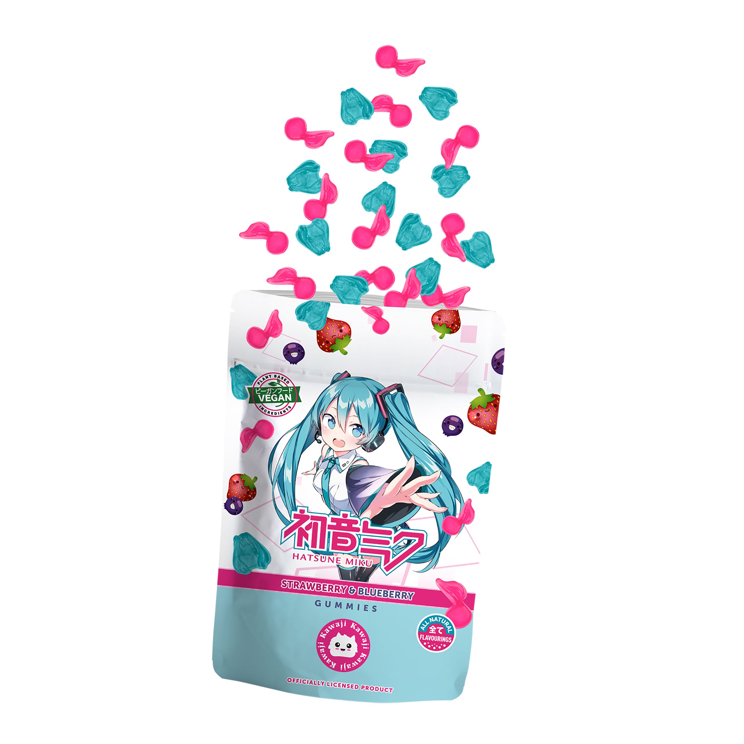 Image produit Hatsune Miku - Powerbeärs Kawaii Gommes de Fruits Végétalien
