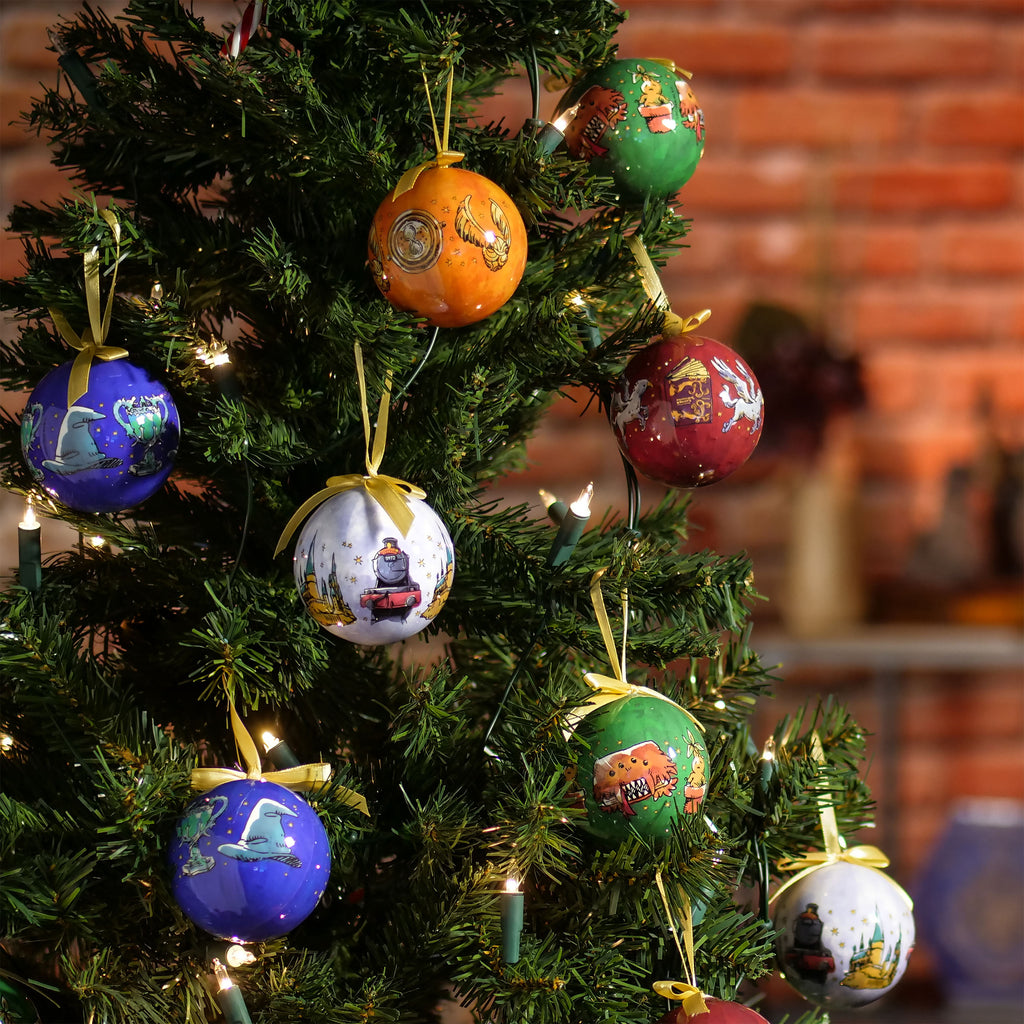Image produit Boules de Noël Wizarding World, lot de 14 - Harry Potter