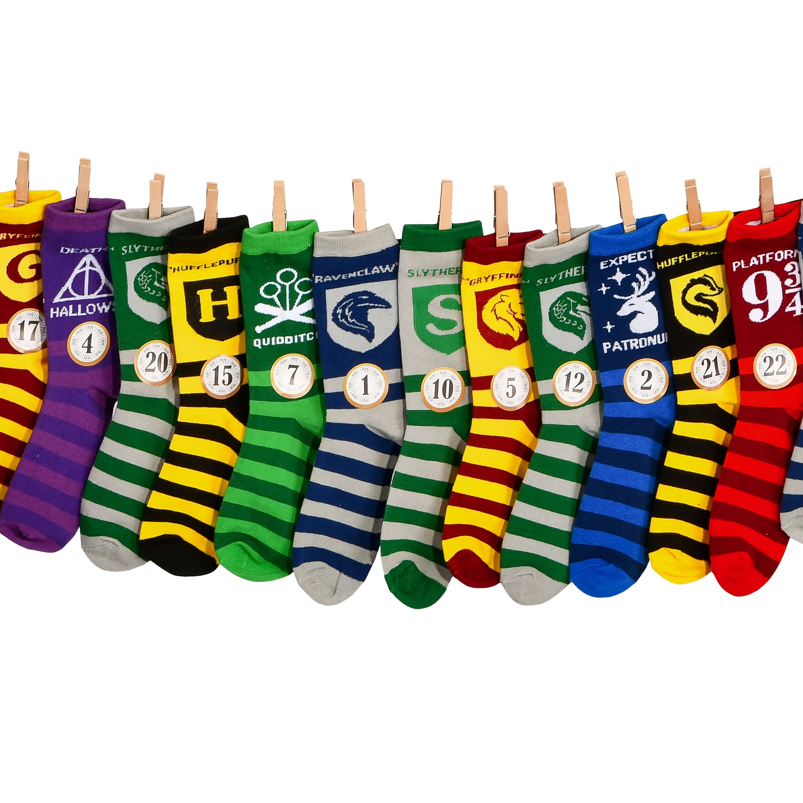 Image produit Harry Potter - Calendrier de l'Avent de chaussettes magiques à remplir