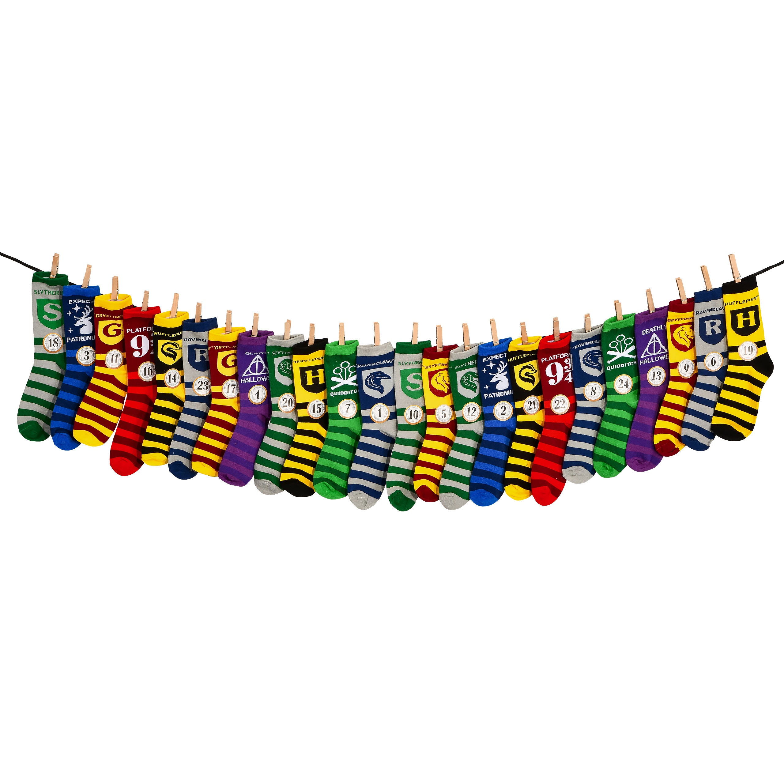 Image produit Harry Potter - Calendrier de l'Avent de chaussettes magiques à remplir